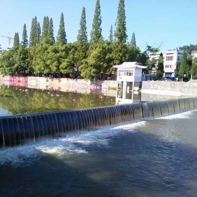 Pneumatically Operated Spillway Gate for Coastal City and Parking Lot