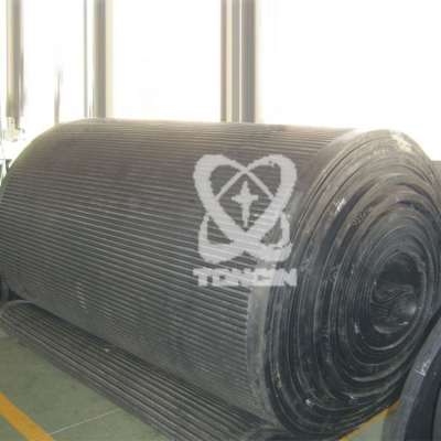 flat conveyor rubber v belt  rolls machinery